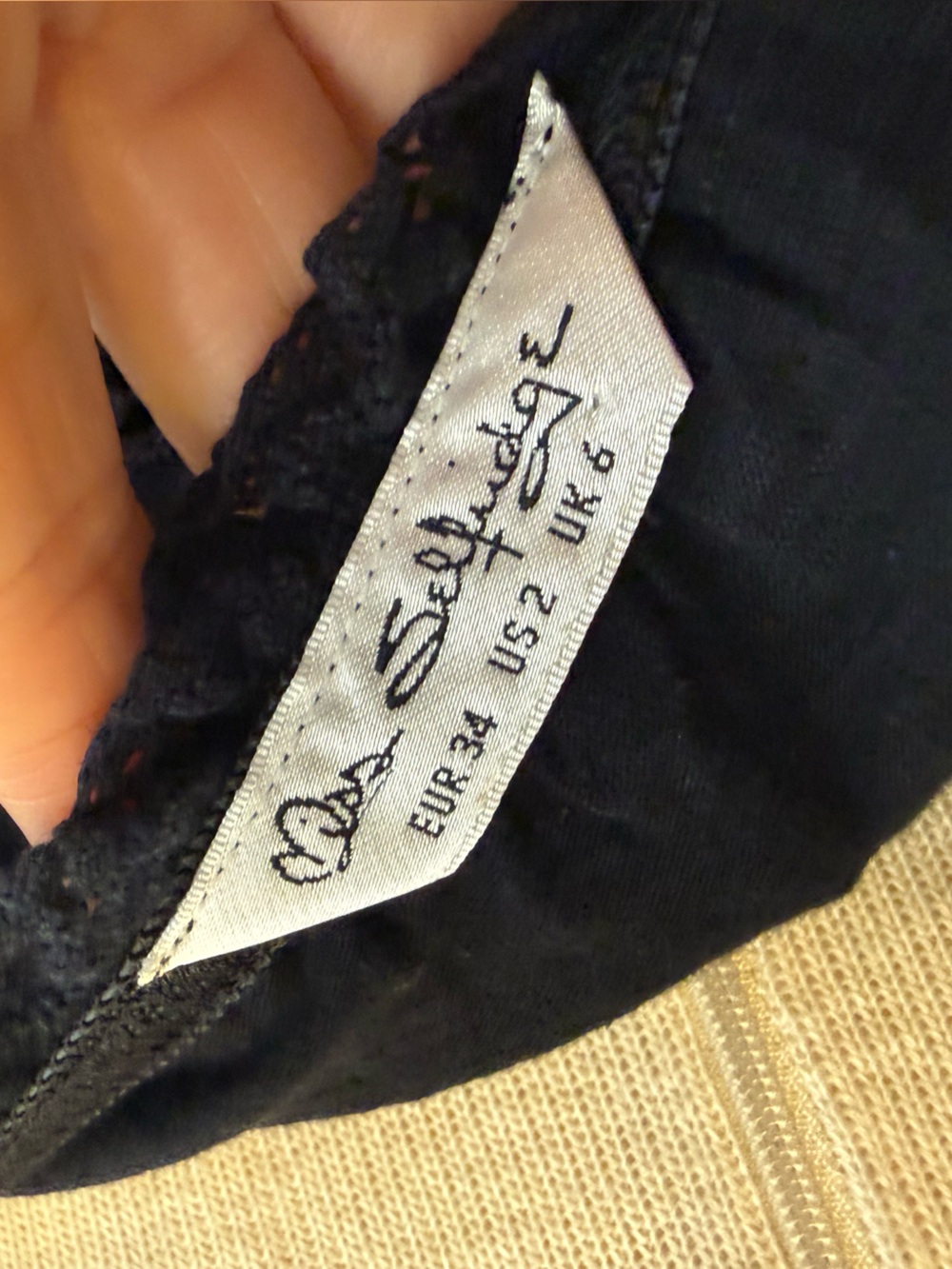 Olga Black Off-Shoulder Maxi Dress with Lace Trim - Picture 3 of 8